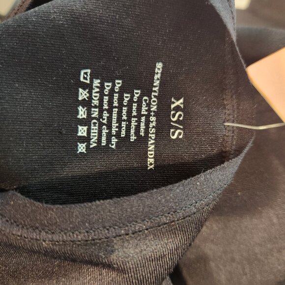 FeelInGirl Everyday Wear Seamless Thong Bodysuit XS Black NWT - Picture 6 of 7